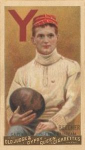 1888 N162 Goodwin Champions Harry Beecher Football Card