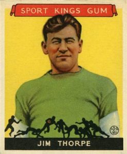 1933 Goudey Sport Kings Jim Thorpe Football Card