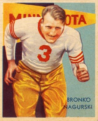1935 National Chicle Bronko Nagurski Rookie Card