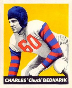 1948 Leaf Chuck Bednarik Rookie Card