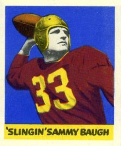 1948 Leaf Sammy Baugh Rookie Card