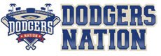 Dodgers Nation Los Angeles Dodgers Baseball Website Blog Logo