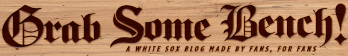 Grab Some Bench Chicago White Sox Baseball Website Blog Logo