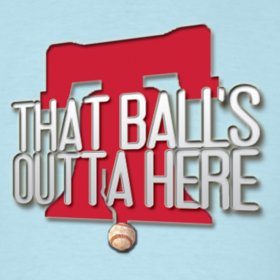 That Ball's Outta Here Philadelphia Phillies Baseball Website Blog Logo