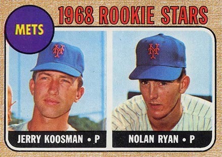 1968 Topps #177 Nolan Ryan Rookie Card