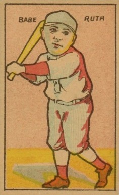 1916-1920 W-UNC Strip Cards #17 Babe Ruth Baseball Card