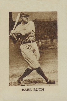 1929 Star Player Candy #21 Babe Ruth Baseball Card