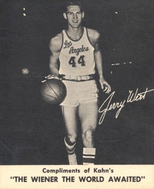 1960 Kahn's Wieners #11 Jerry West Basketball Card