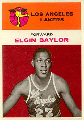1961 Fleer #3 Elgin Baylor Rookie Card