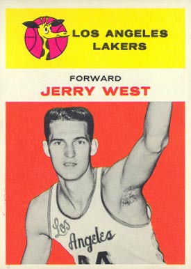 1961 Fleer #43 Jerry West Rookie Card
