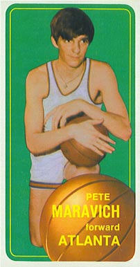1970 Topps #123 Pete Maravich Rookie Card