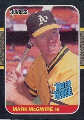 1987 Donruss #46 Mark McGwire Rated Rookie