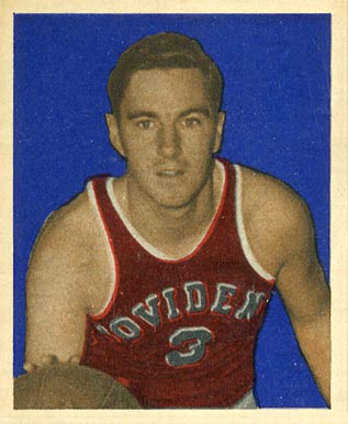 1948 #1 Bowman Ernie Calverley Basketball Card