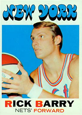 1971 Topps #170 Rick Barry Rookie Card