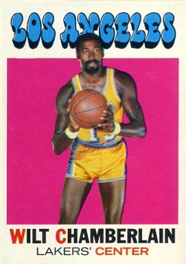 1971 Topps #70 Wilt Chamberlain Basketball Card