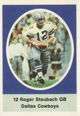 1972 Topps Football #122 Roger Staubach Dallas Cowboys Pro Action Card Nm #2