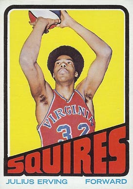 1972 Topps #195 Julius Erving Rookie Card