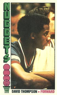 1976 Topps #110 David Thompson Rookie Card