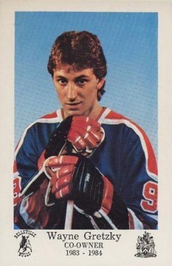 1983 Belleville Bulls #27 Wayne Gretzky Hockey Card
