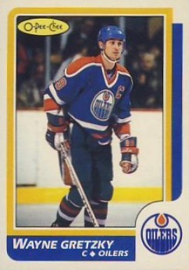 1986 O-Pee-Chee #3 Wayne Gretzky Hockey Card