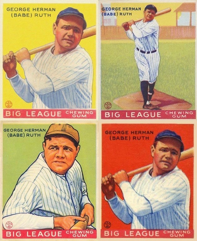 1933 Goudey Gum Babe Ruth 144 Reprint Baseball Card -  Hong Kong