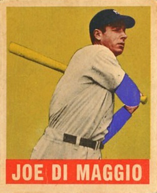 1948 Leaf #1 Joe DiMaggio Baseball Card
