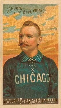 1888 Goodwin Champions #4 Cap Anson Baseball Card