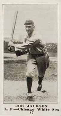 1916 M101-4 Sporting News Joe Jackson Baseball Card