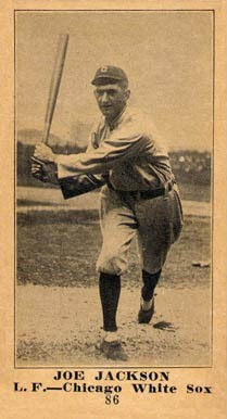 1916 M101-5 Sporting News Joe Jackson Baseball Card