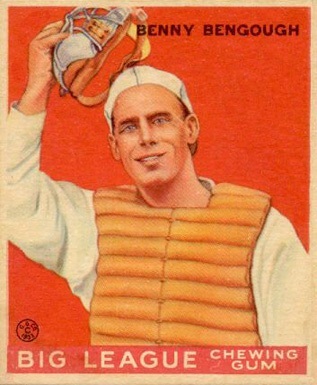 1933 Goudey #1 Benny Bengough Baseball Card