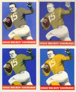 1948 Leaf Steve Van Buren Rookie Card