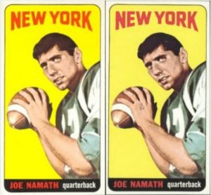1965 Topps #122 Joe Namath Rookie Card