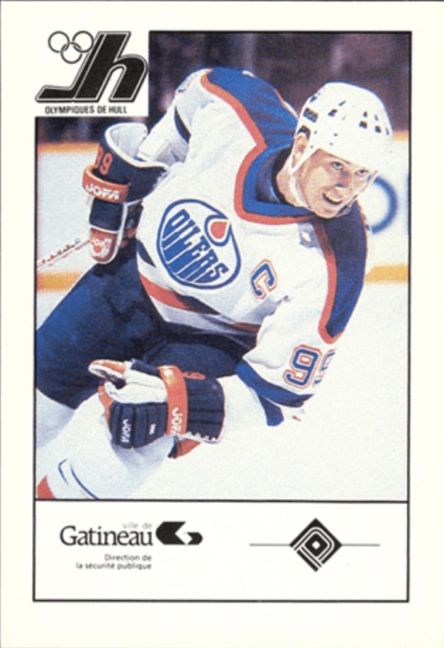 1987 Hull Olympiques #9 Wayne Gretzky Card