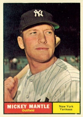 1961 Topps #300 Mickey Mantle Baseball Card