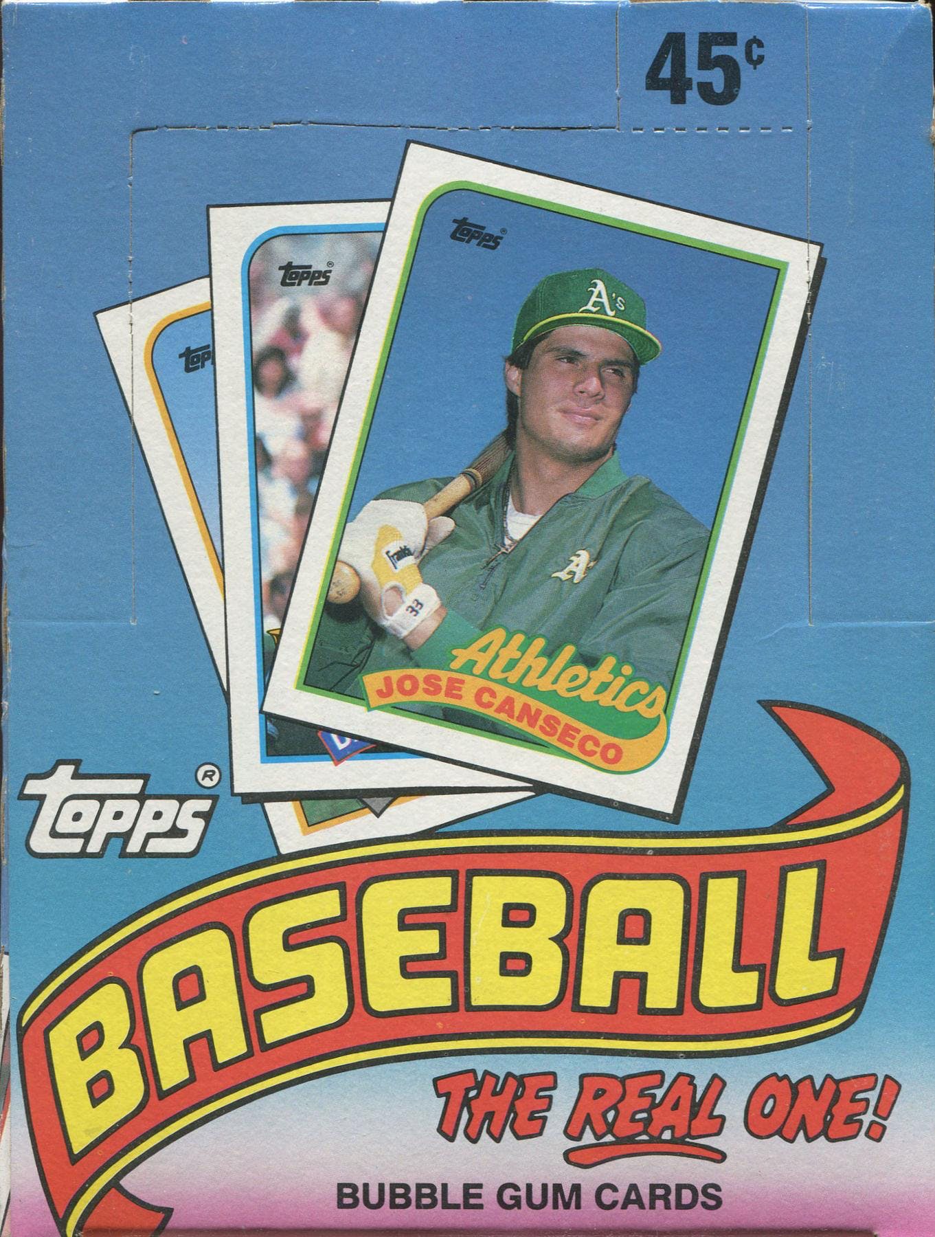 Box Of 1989 Topps Baseball Cards 
