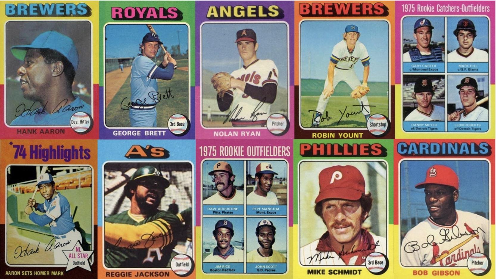 10 Most Valuable 1975 Topps Baseball Cards - Old Sports Cards