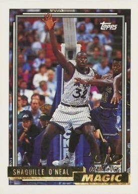 Sold at Auction: Signed Shaquille O'Neal Portrait w/ Rare NBA Cards