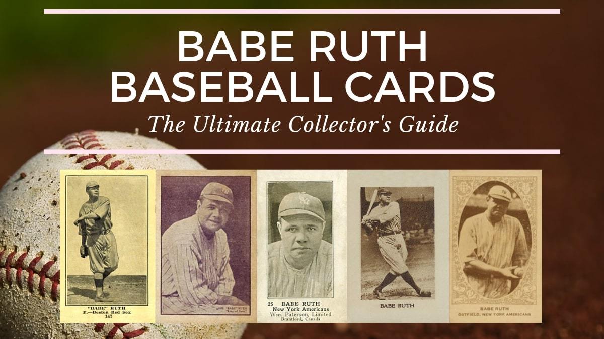 5 Card Lot 1914 Baltimore News Babe Ruth Rookie Reprint Red 