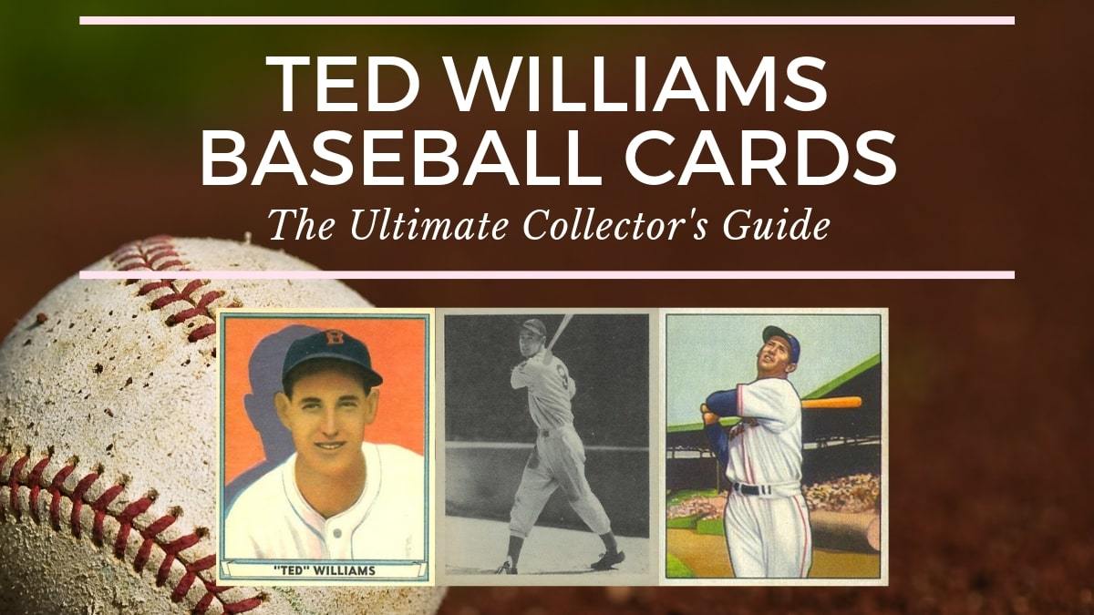  Ted Williams 2 Card Collector Plaque w/8x10 Rare Photo