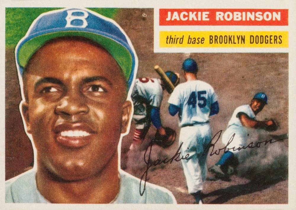 1956 Topps #30 Jackie Robinson Baseball Card