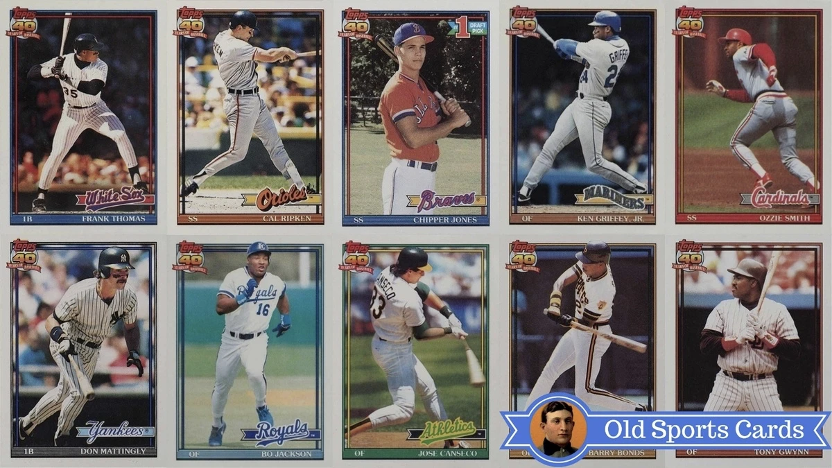 1991 Topps Baseball Cards