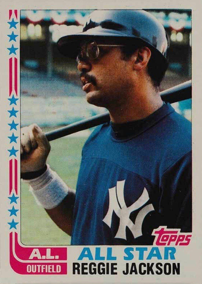 Reggie Jackson Baseball Card Cards Blog