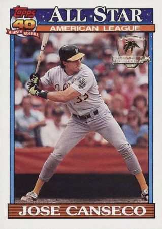 10 Most Valuable Jose Canseco Baseball Cards - Old Sports Cards