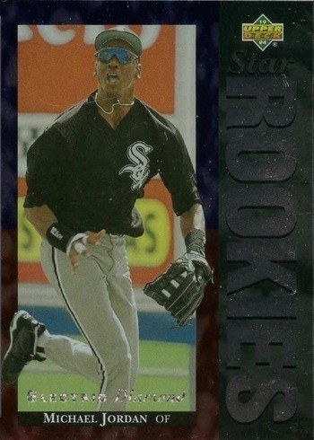 1995 upper deck michael jordan baseball card