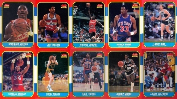SALE 1986 Fleer 57 Michael Jordan Rookie HOF Chicago Bulls 