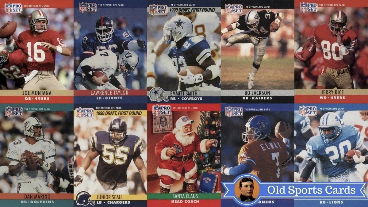 NFL Pro Set outlets Cards