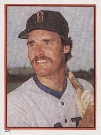1983 Topps #498 Wade Boggs Rookie Baseball Card