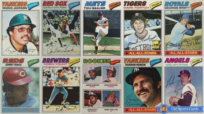 Lot - Lot of Four 1976 - 1979 Topps Thurman Munson Cards