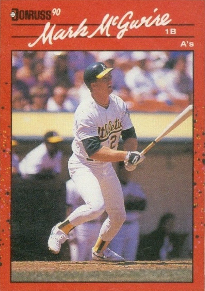 1990 Donruss 185 Mark McGwire Baseball Card 722x1024 
