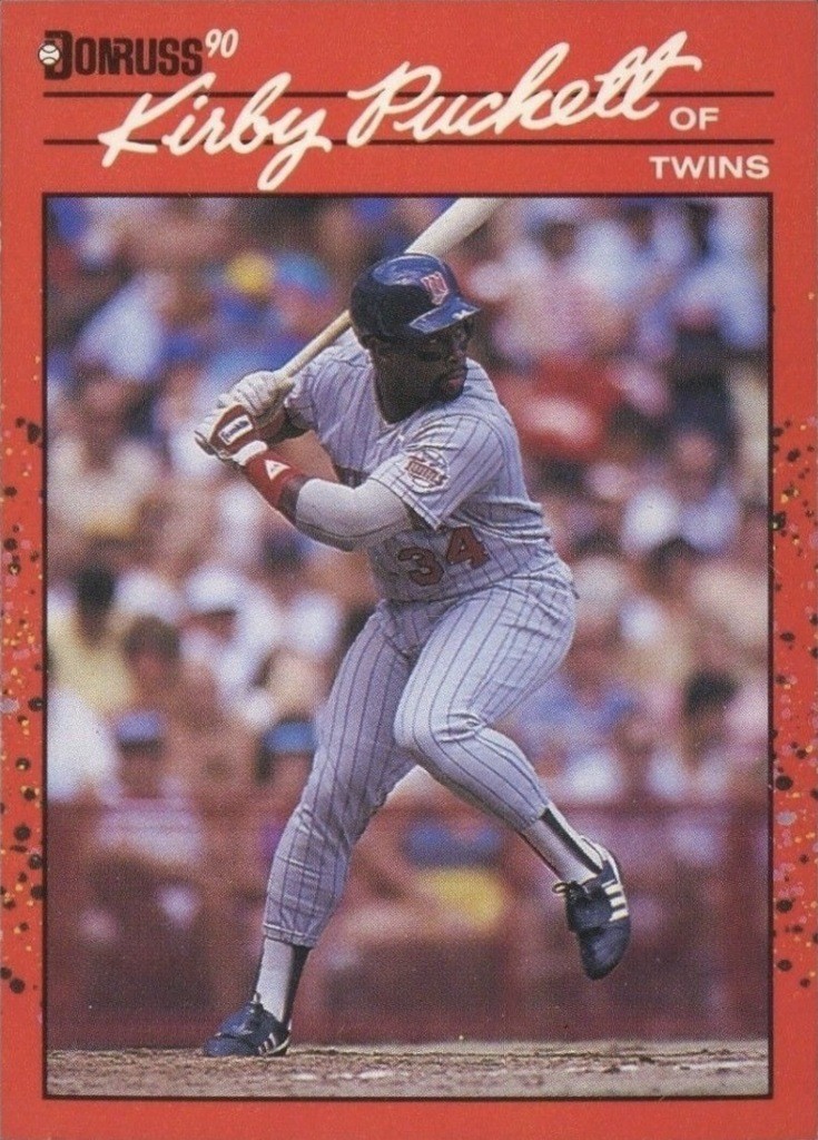 1990 Donruss 269 Kirby Puckett Baseball Card 735x1024 